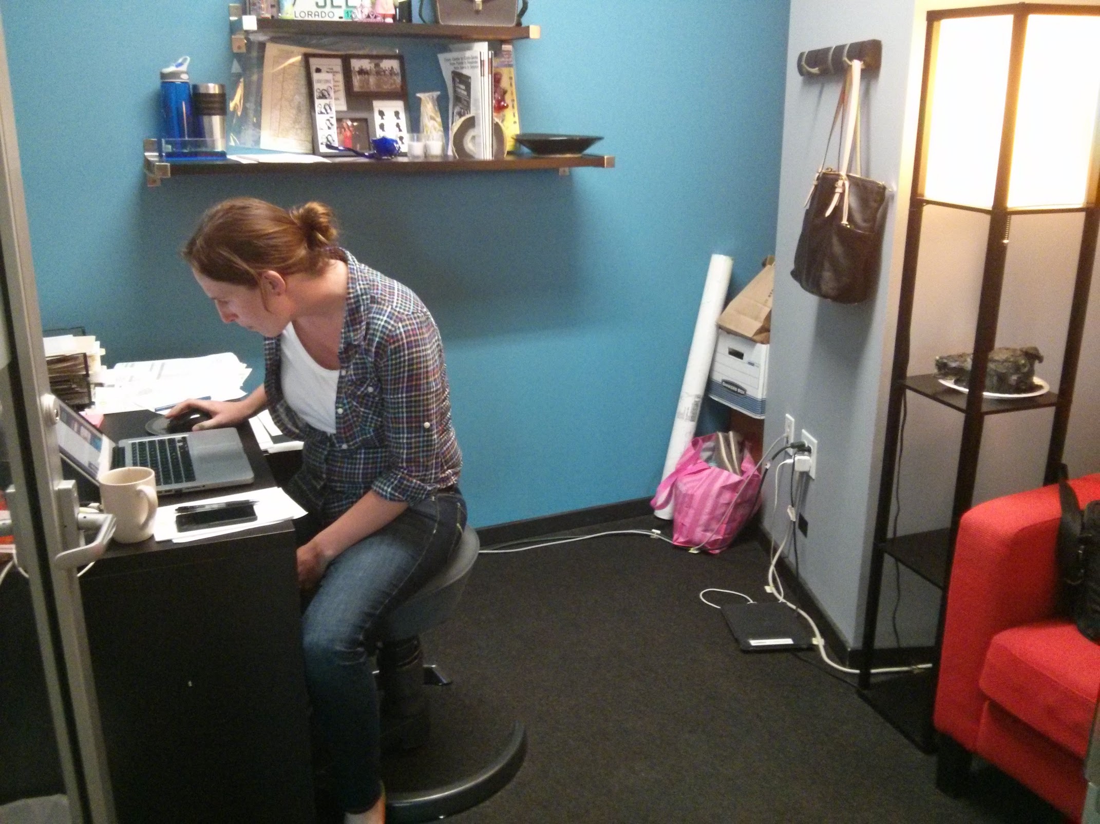 The original office Chris and I shared.